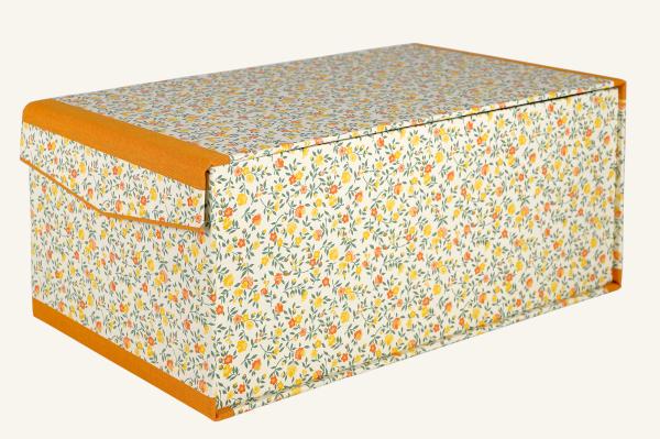 Große Fotobox italienisches Buntpapier handmade in Germany